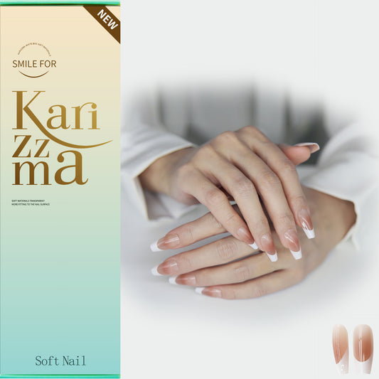 Karizzma French nail medium square No.4